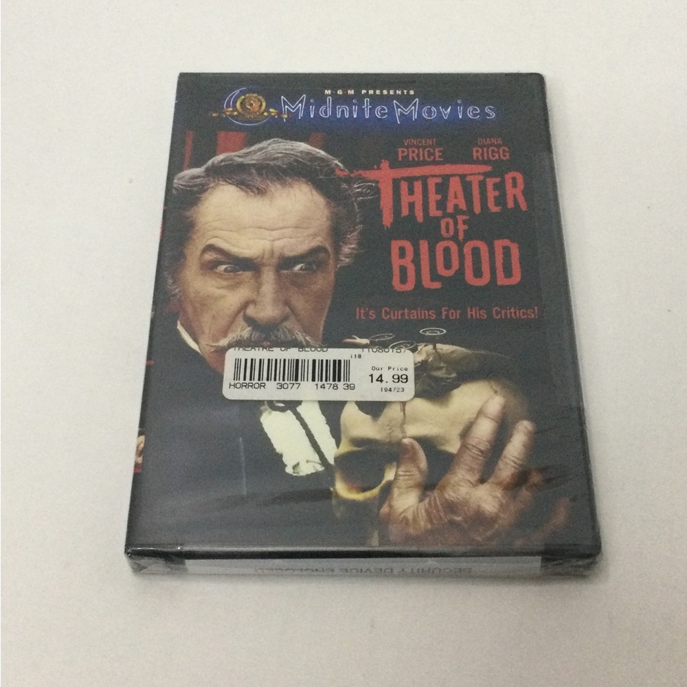 Theater Of Blood Brand New Sealed DVD